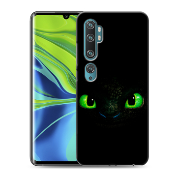 Силиконовый противоударный чехол на Xiaomi Mi Note 10 с принтом Как приручить дракона Силиконовый противоударный чехол на Xiaomi Mi Note 10 с принтом Как приручить дракона