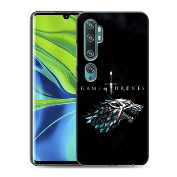 Силиконовый противоударный чехол на Xiaomi Mi Note 10 с принтом Игра Престолов Game Thrones