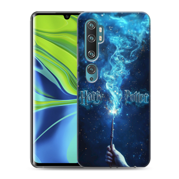 Силиконовый противоударный чехол на Xiaomi Mi Note 10 с принтом Harry Potter Гарри Поттер
