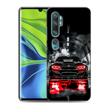Силиконовый противоударный чехол на Xiaomi Mi Note 10 с принтом BMW БМВ