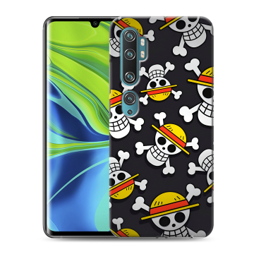 Силиконовый противоударный чехол на Xiaomi Mi Note 10 с принтом One Piece Ван Пис