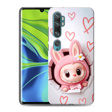 Силиконовый противоударный чехол на Xiaomi Mi Note 10 с принтом Labubu Лабубу Силиконовый противоударный чехол на Xiaomi Mi Note 10 с принтом Labubu Лабубу