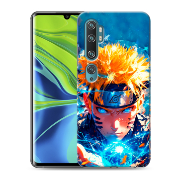 Силиконовый противоударный чехол на Xiaomi Mi Note 10 с принтом Аниме Наруто Naruto Силиконовый противоударный чехол на Xiaomi Mi Note 10 с принтом Аниме Наруто Naruto