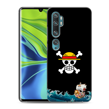 Силиконовый противоударный чехол на Xiaomi Mi Note 10 с принтом One Piece Ван Пис