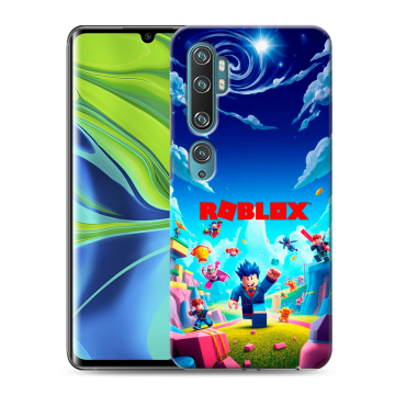 Силиконовый противоударный чехол на Xiaomi Mi Note 10 с принтом Roblox Роблокс Силиконовый противоударный чехол на Xiaomi Mi Note 10 с принтом Roblox Роблокс