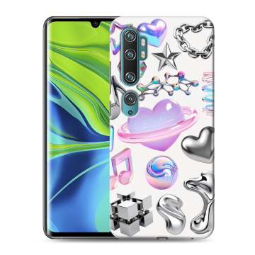Силиконовый противоударный чехол на Xiaomi Mi Note 10 с принтом Y2K