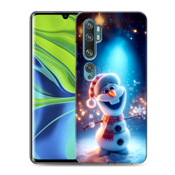 Силиконовый противоударный чехол на Xiaomi Mi Note 10 с принтом Новый год