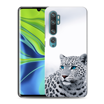 Силиконовый противоударный чехол на Xiaomi Mi Note 10 с принтом женский