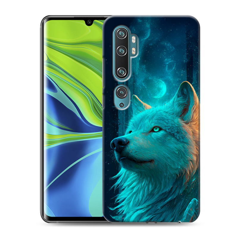 Силиконовый противоударный чехол на Xiaomi Mi Note 10 с принтом бабочки саккура Силиконовый противоударный чехол на Xiaomi Mi Note 10 с принтом бабочки саккура