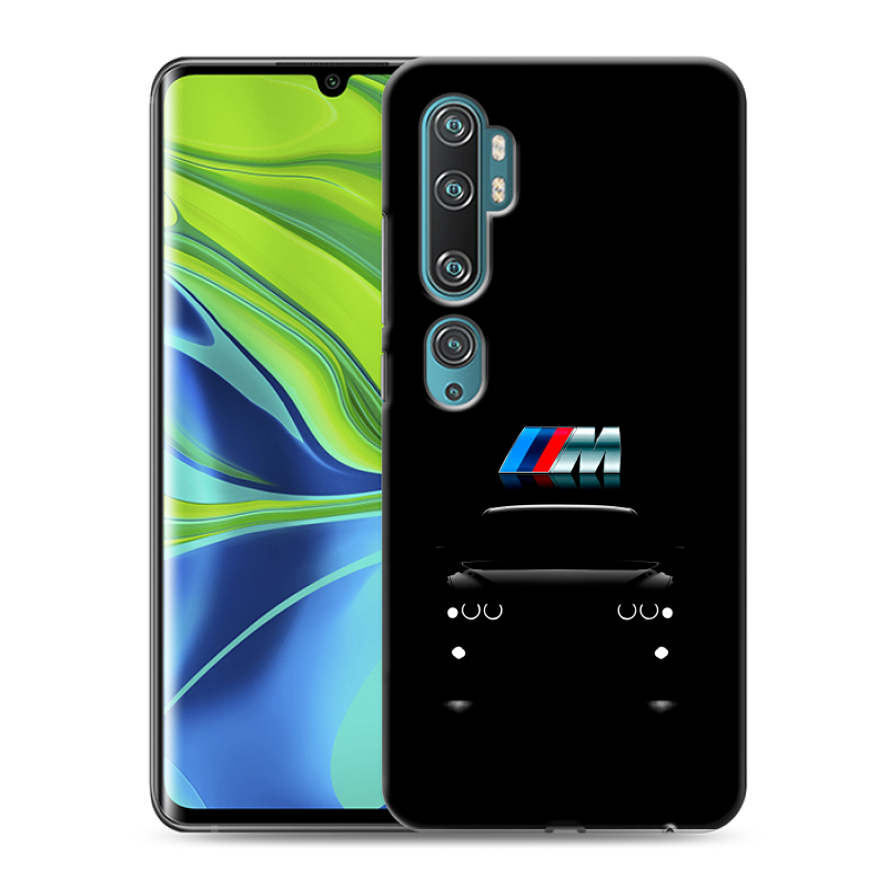 Силиконовый противоударный чехол на Xiaomi Mi Note 10 с принтом БМВ BMW Силиконовый противоударный чехол на Xiaomi Mi Note 10 с принтом БМВ BMW