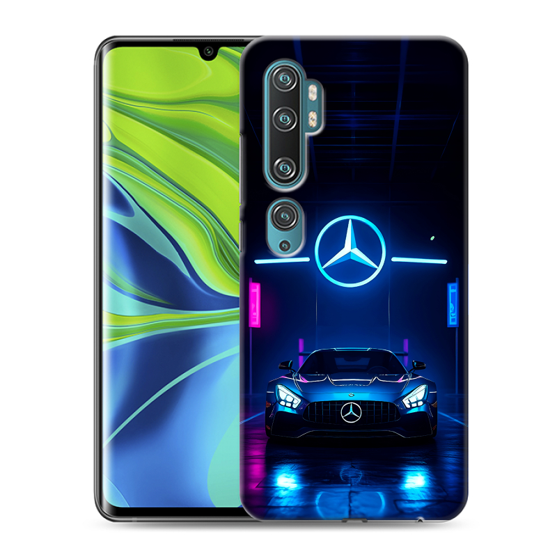 Силиконовый противоударный чехол на Xiaomi Mi Note 10 с принтом Mercedes Мерседес Силиконовый противоударный чехол на Xiaomi Mi Note 10 с принтом Mercedes Мерседес