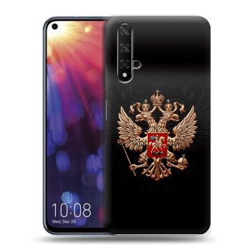Силиконовый чехол на Huawei Nova 5T с принтом Герб России Силиконовый чехол на Huawei Nova 5T с принтом Герб России