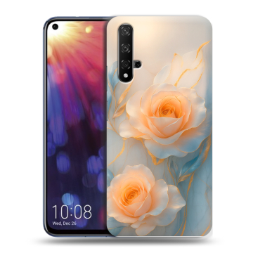 Силиконовый чехол на Huawei Nova 5T с принтом Женский Силиконовый чехол на Huawei Nova 5T с принтом Женский