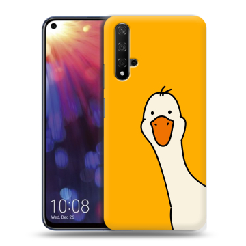 Силиконовый чехол на Huawei Nova 5T с принтом Утка Силиконовый чехол на Huawei Nova 5T с принтом Утка