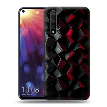 Силиконовый чехол на Huawei Nova 5T с принтом Абстракция