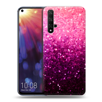 Силиконовый чехол на Huawei Nova 5T с принтом Блестки