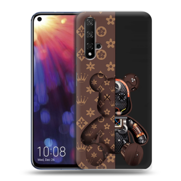 Силиконовый чехол на Huawei Nova 5T с принтом Луи робот