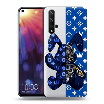 Силиконовый чехол на Huawei Nova 5T с принтом Луи робот