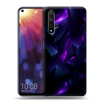 Силиконовый чехол на Huawei Nova 5T с принтом Абстракиция