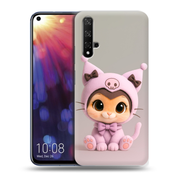 Силиконовый чехол на Huawei Nova 5T с принтом Куроми Kuromi 
