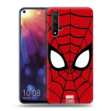 Силиконовый чехол на Huawei Nova 5T с принтом человек паук spiderman