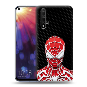 Силиконовый чехол на Huawei Nova 5T с принтом человек паук spiderman Силиконовый чехол на Huawei Nova 5T с принтом человек паук spiderman