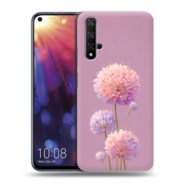 Силиконовый чехол на Huawei Nova 5T с принтом Цветы Силиконовый чехол на Huawei Nova 5T с принтом Цветы