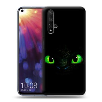 Силиконовый чехол на Huawei Nova 5T с принтом Как приручить дракона
