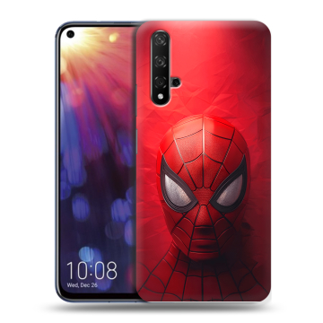 Силиконовый чехол на Huawei Nova 5T с принтом Spiderman Человек паук