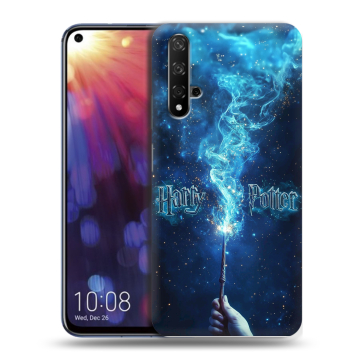 Силиконовый чехол на Huawei Nova 5T с принтом Harry Potter Гарри Поттер