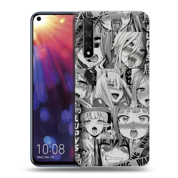 Силиконовый чехол на Huawei Nova 5T с принтом Ahegao Ахегао Аниме Силиконовый чехол на Huawei Nova 5T с принтом Ahegao Ахегао Аниме