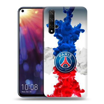 Силиконовый чехол на Huawei Nova 5T с принтом PSG ПСЖ Силиконовый чехол на Huawei Nova 5T с принтом PSG ПСЖ