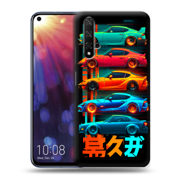 Силиконовый чехол на Huawei Nova 5T с принтом машины тачки Силиконовый чехол на Huawei Nova 5T с принтом машины тачки