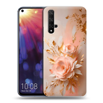 Силиконовый чехол на Huawei Nova 5T с принтом женский Силиконовый чехол на Huawei Nova 5T с принтом женский