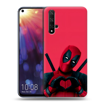 Силиконовый чехол на Huawei Nova 5T с принтом Дедпул Deadpool Силиконовый чехол на Huawei Nova 5T с принтом Дедпул Deadpool