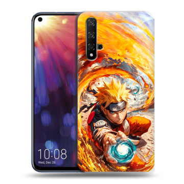 Силиконовый чехол на Huawei Nova 5T с принтом Аниме Наруто Naruto