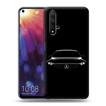 Силиконовый чехол на Huawei Nova 5T с принтом Mercedes Мерседес