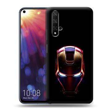 Силиконовый чехол на Huawei Nova 5T с принтом IronMan Железный человек