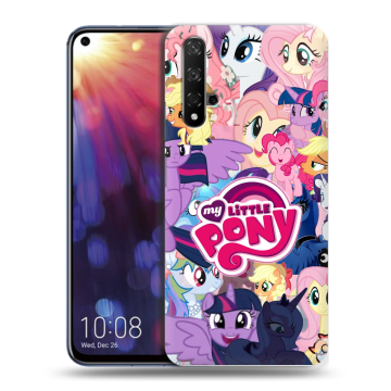 Силиконовый чехол на Huawei Nova 5T с принтом My little pony Дружба чудо Силиконовый чехол на Huawei Nova 5T с принтом My little pony Дружба чудо