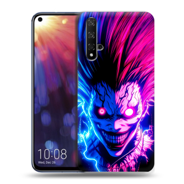Силиконовый чехол на Huawei Nova 5T с принтом Death note Тетрадь смерти Силиконовый чехол на Huawei Nova 5T с принтом Death note Тетрадь смерти