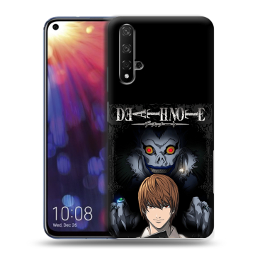Силиконовый чехол на Huawei Nova 5T с принтом Death note Тетрадь смерти Силиконовый чехол на Huawei Nova 5T с принтом Death note Тетрадь смерти