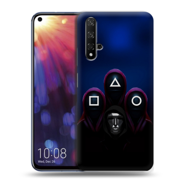 Силиконовый чехол на Huawei Nova 5T с принтом Игра Кальмара Силиконовый чехол на Huawei Nova 5T с принтом Игра Кальмара