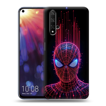 Силиконовый чехол на Huawei Nova 5T с принтом Spiderman Человек паук