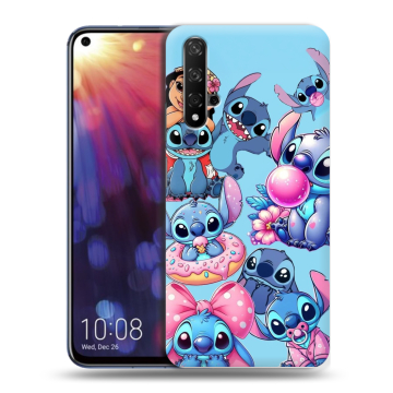 Силиконовый чехол на Huawei Nova 5T с принтом Лило и Стич