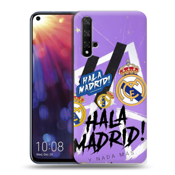 Силиконовый чехол на Huawei Nova 5T с принтом Real Madrid Реал Мадрид