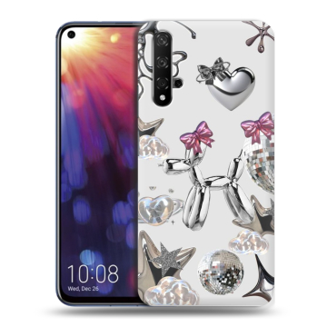 Силиконовый чехол на Huawei Nova 5T с принтом Y2K