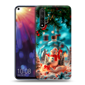 Силиконовый чехол на Huawei Nova 5T с принтом Новый год Силиконовый чехол на Huawei Nova 5T с принтом Новый год