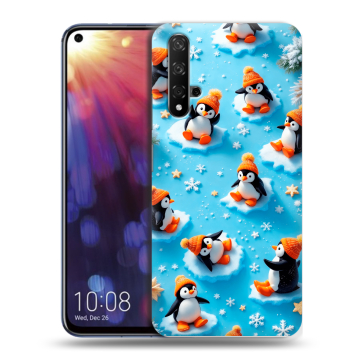 Силиконовый чехол на Huawei Nova 5T с принтом Новый год Силиконовый чехол на Huawei Nova 5T с принтом Новый год