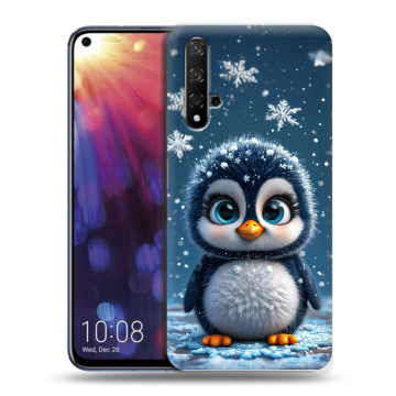 Силиконовый чехол на Huawei Nova 5T с принтом Новый год Силиконовый чехол на Huawei Nova 5T с принтом Новый год