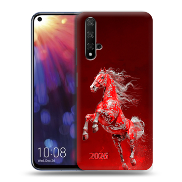 Силиконовый чехол на Huawei Nova 5T с принтом Новый год Силиконовый чехол на Huawei Nova 5T с принтом Новый год